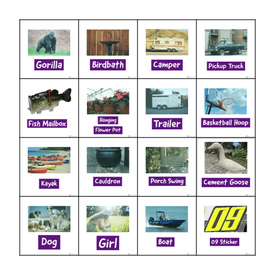 Mikiya's Birthday Bingo Card