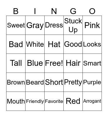 ASL Bingo Card