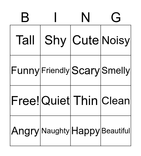 Monster Market Bingo Card