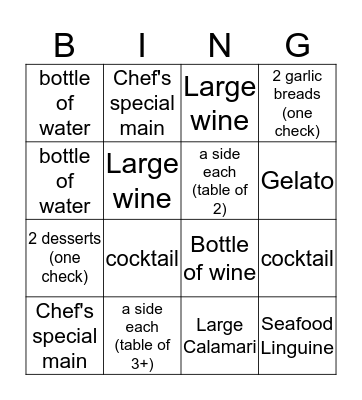 KEEP RECEIPTS FOR PROOF Bingo Card