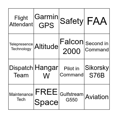 IBM's Take Your Child to Work Day Bingo Card