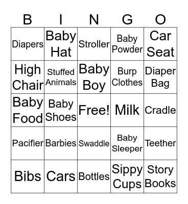 Baby Mittal’s Bingo Fun!! Bingo Card