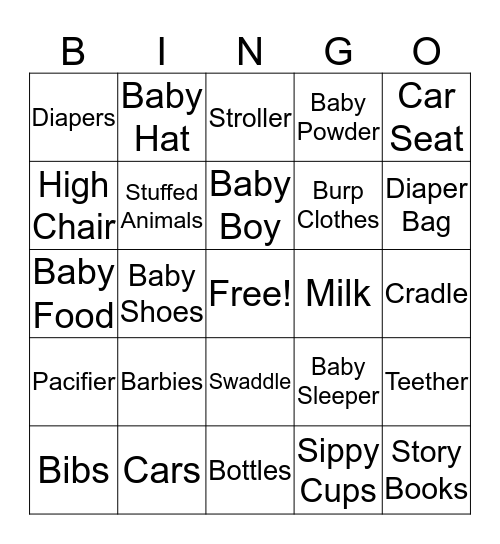 Baby Mittal’s Bingo Fun!! Bingo Card