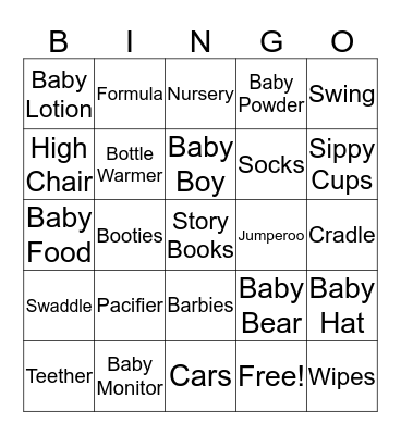 Baby Mittal’s Bingo Fun!! Bingo Card