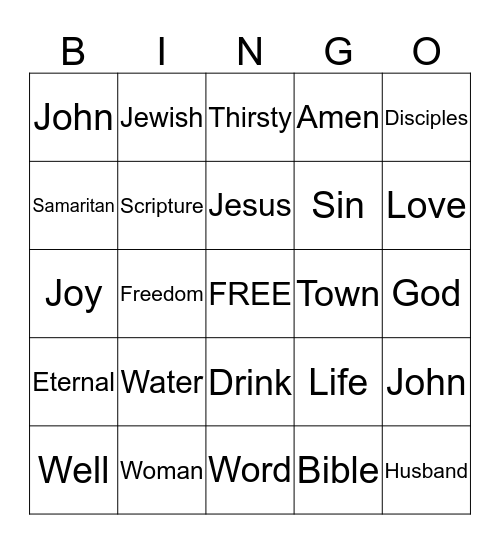 Sermon Bingo (do during sermon only)   Bingo Card