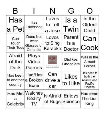 ICEBREAKER BINGO Card