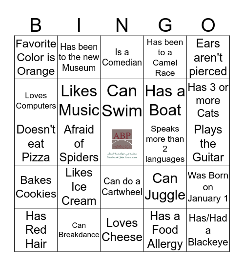 ICEBREAKER BINGO Card