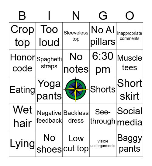 HOW TO GET FIRED (or get us kicked off Campus) Bingo Card