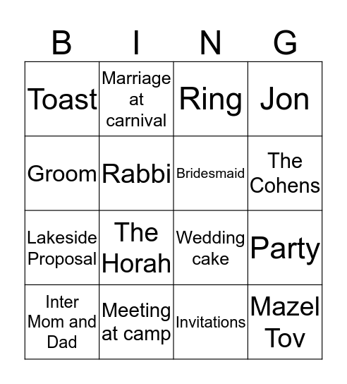 MelonHead Bingo Card