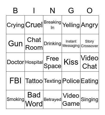 Disconnect  Bingo Card