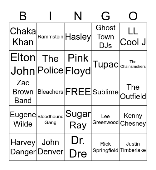 Random Bingo Card