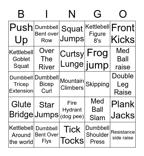Bootcamp Bingo Card
