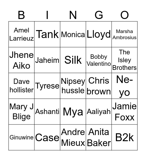 LIT BINGO  Bingo Card