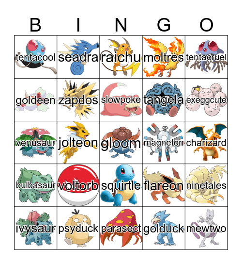 Summer Camp 2019 Bingo Card