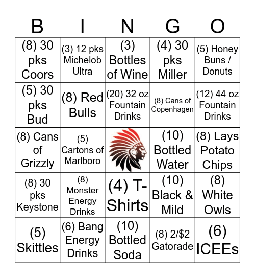 Upsell Bingo! Bingo Card