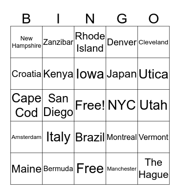 Neurala Summer Bingo Card