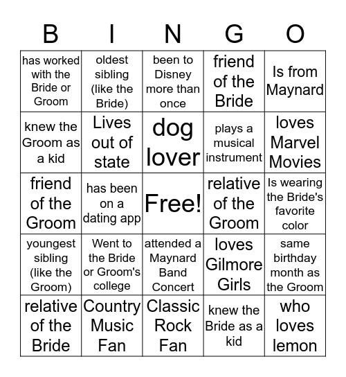 Find Someone Who... Bingo Card