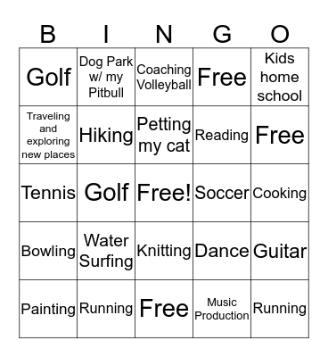 Gilbarco Bingo  Bingo Card