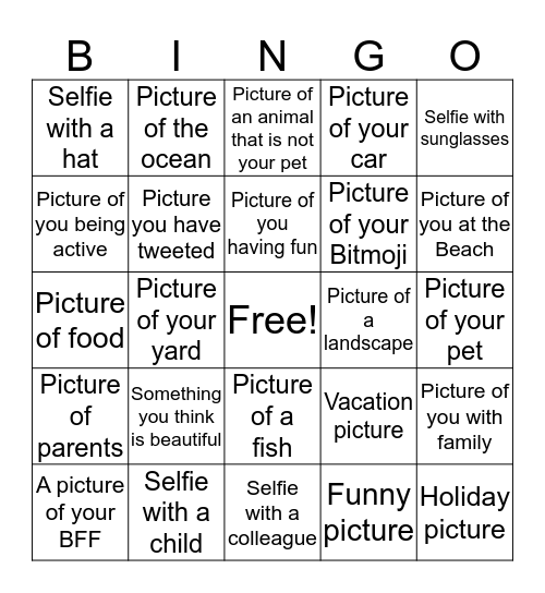 Dive In and Explore Bingo Card