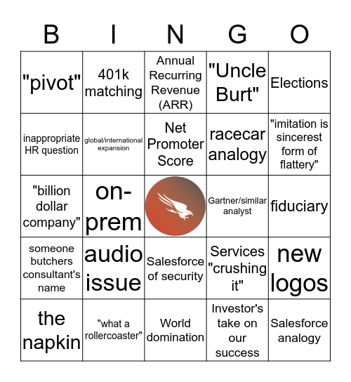 8/1 All Hands Bingo Card