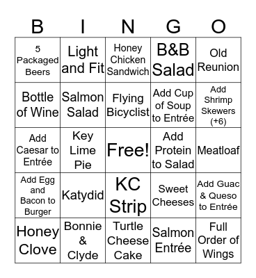 RDG BINGO  Bingo Card