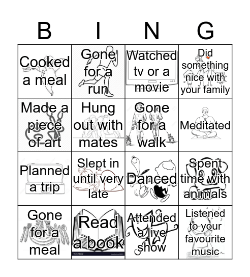 NO BURNOUT Bingo Card