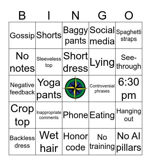 Bonus Bingo Card