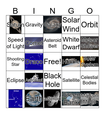 Summer Quest 2019 Bingo Card