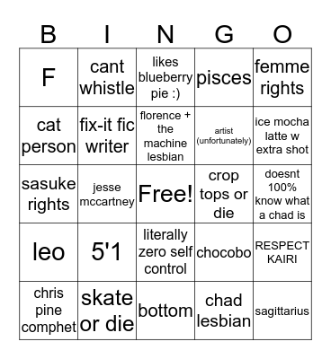 holly bingo... Bingo Card