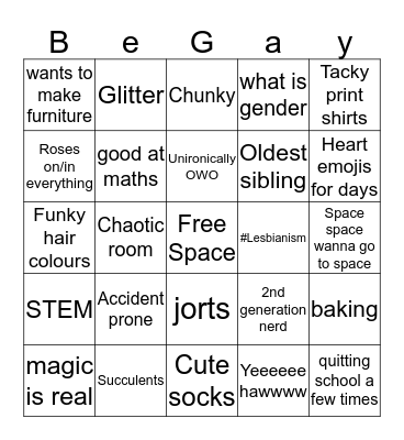 The Alex Card Bingo Card