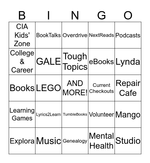 PPLD Bingo Card