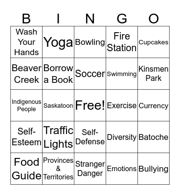 TOGB Bingo Card