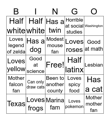 maple time!! Bingo Card