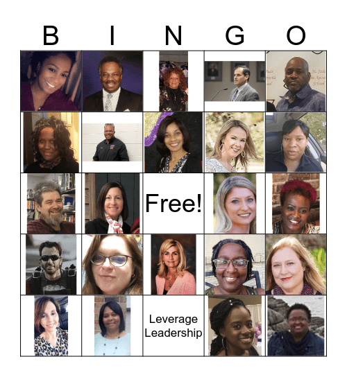 Westgate Leadership Bingo Card