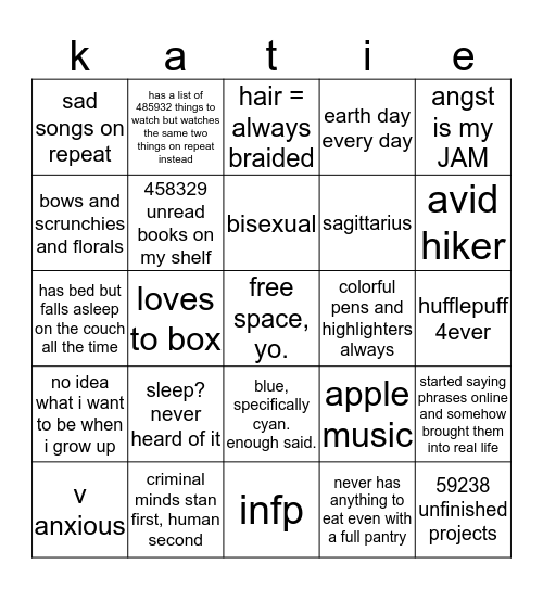 how similar are we Bingo Card