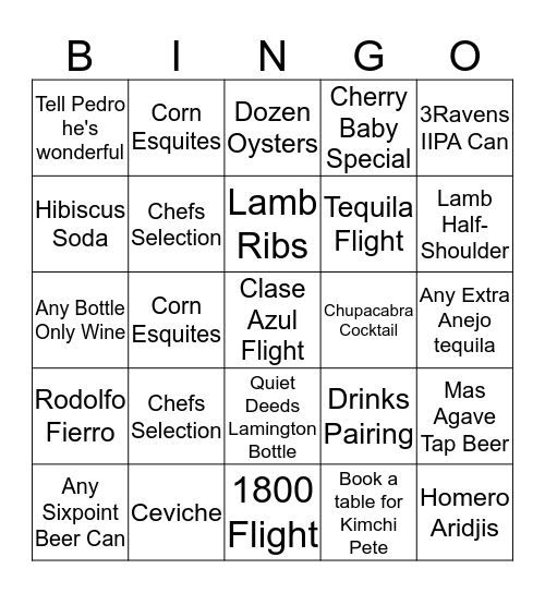 MesaMesa Ding Dong Bingo Card