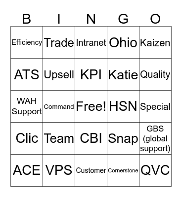 It's Fun Here! Bingo Card