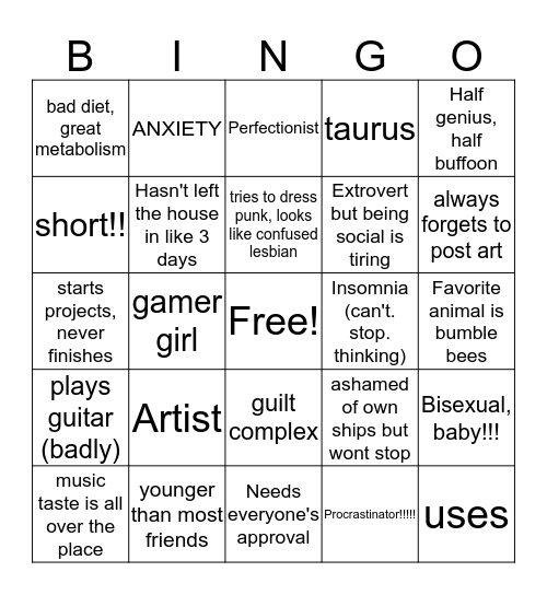 Free Refill/Cornniblets Bingo Card