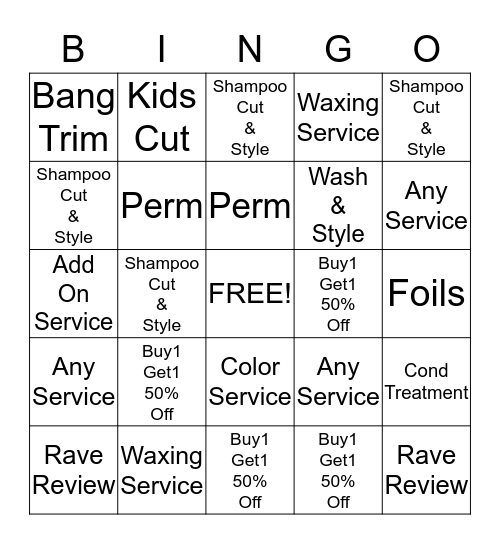 LUCKY BINGO Card