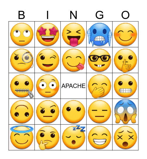 Motion Smiley v2 Bingo Card