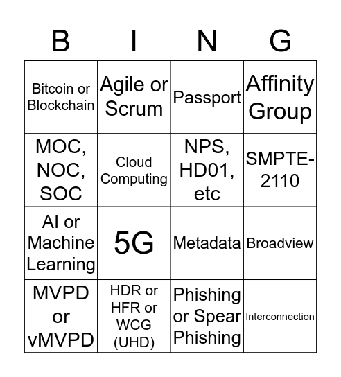 PBS Buzzworthy Bingo - PBS-U Edition Bingo Card