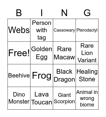 LIVE Mope.io Bingo Card
