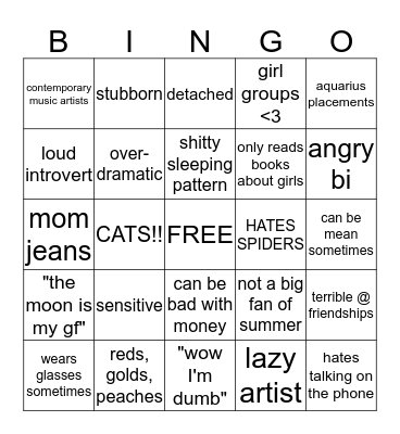 nea's bingo Card
