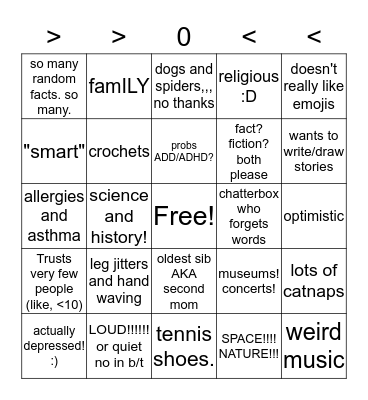 haha lol Bingo Card