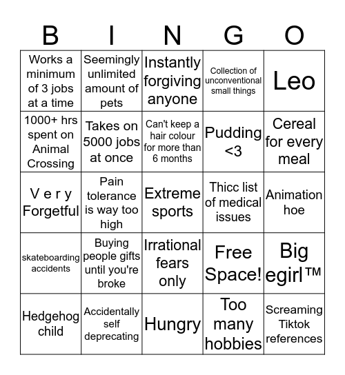 Are you an Anna? Bingo Card