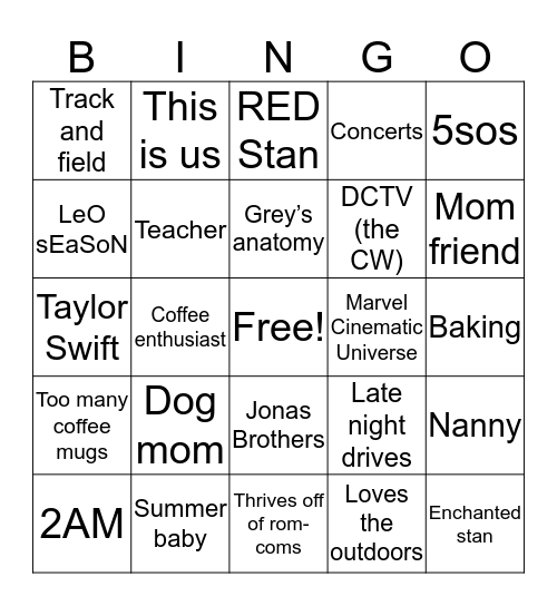 How similar are you to Kendra? (@itwasoverbeforeitstarted) Bingo Card