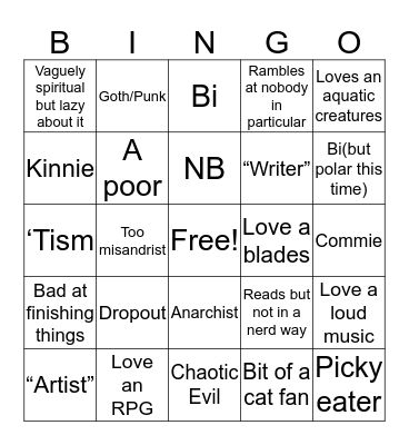 how close are you to me xio Bingo Card