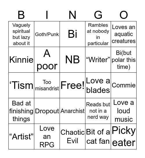 how close are you to me xio Bingo Card