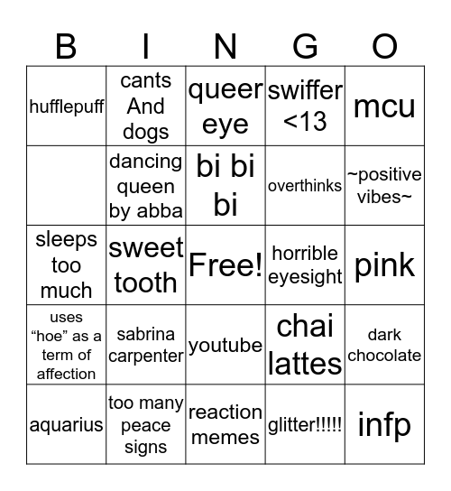ava bingo Card