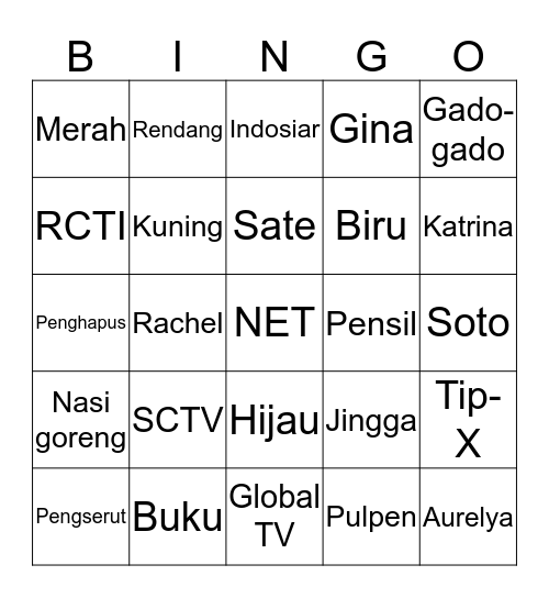 Maen Ma Troumaks Bingo Card